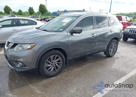 2016 Nissan Rogue Sl z USA, uszkodzony, nr VIN 5N1AT2MT0GC733715